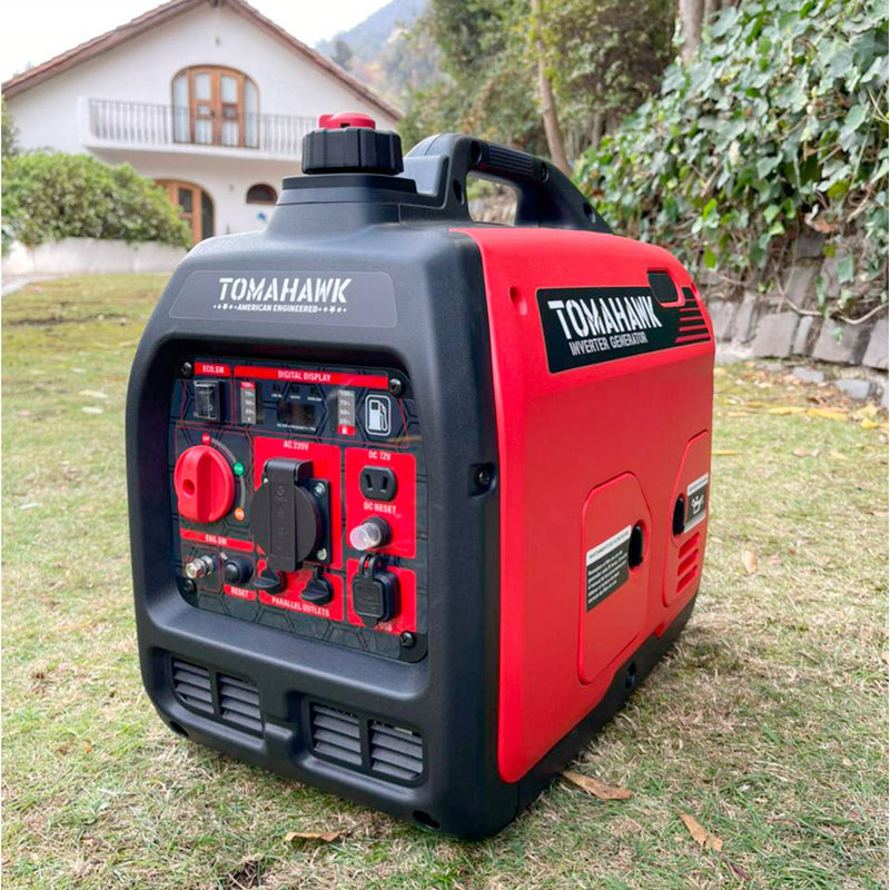 Generador Inverter de 3.5Kw super silencioso y portatil con AVR uso domiciliario Modelo TG3500i Tomahawk Power