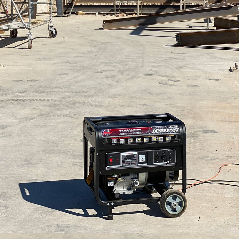 Generador 5.0Kva 21 Amperes de estructura militar y partida electrica  con AVR Modelo TG5000E Tomahawk Power