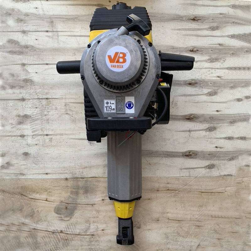 Martillo demoledor a bencina 5.3HP + 3 Tipos de punta Modelo vB40 van Beek