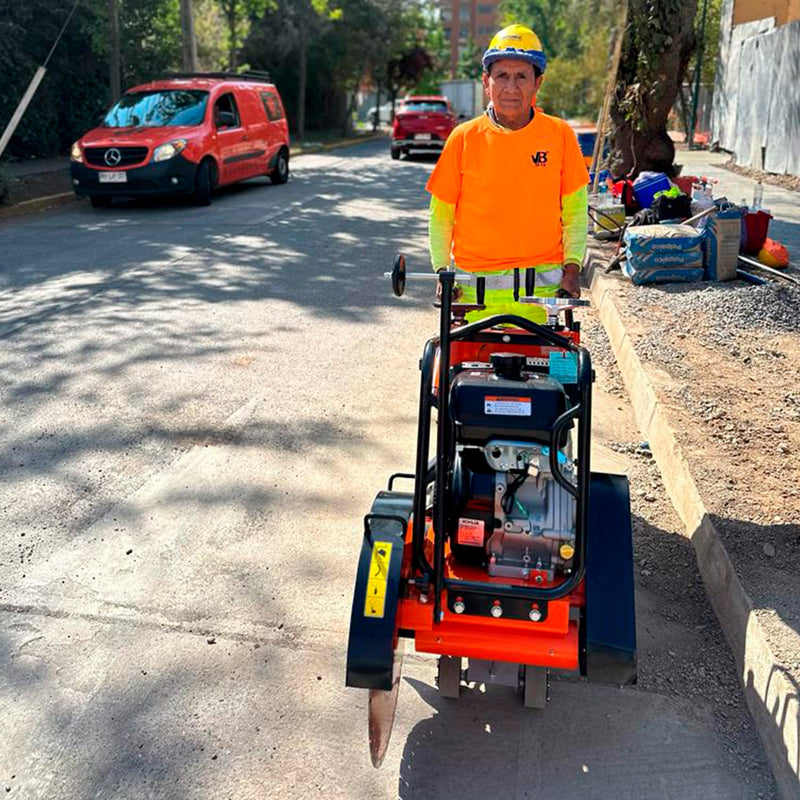 Corta concreto 12HP 3600 RPM Disco de 50cm incluido modelo vB500 van Beek