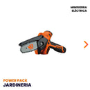POWER PACK PODA 1 Minisierra eléctrica de 252W y Largo de la espada 10.1cm + Motosierra 2 Tiempos de 18" de largo con sistema anti vibración van Beek