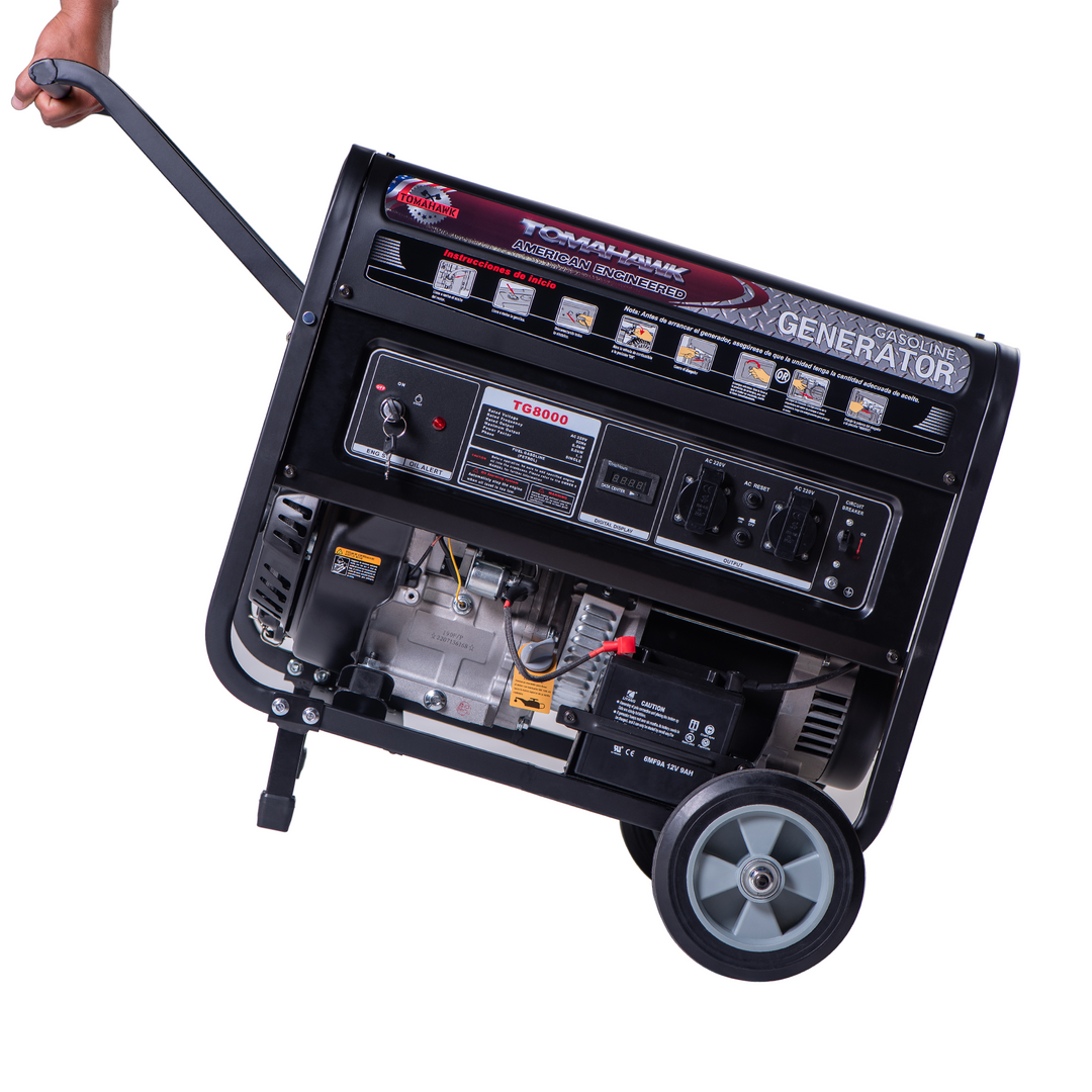 Generador Eléctrico a Nafta TOMAHAWK 8000W - Arranque Eléctrico
