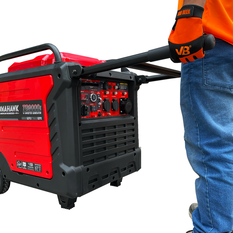 Generador Inverter de 9.0Kw super silencioso, portatil y encendido inalambrico Modelo TG9000i Tomahawk Power - PRE VENTA