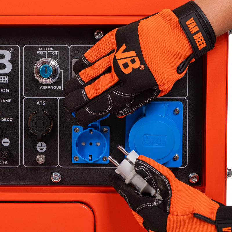 Pack Generador 7.0 Kva a diesel insonorizado monofasico con ATS Modelo vB7000DG-ATS  van Beek - PRE VENTA