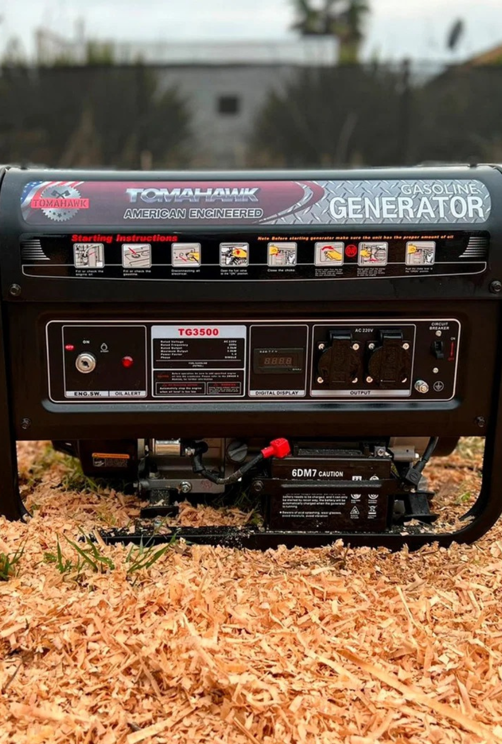 Generador Eléctrico a Nafta TOMAHAWK 3500W - Arranque Eléctrico (foto 7)