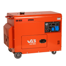 Pack Generador 9.0 Kva a diesel insonorizado monofasico con ATS Modelo vB9000DG-ATS van Beek