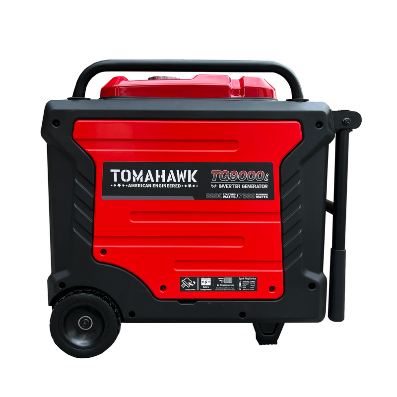 Generador Inverter de 9.0Kw super silencioso, portatil y encendido inalambrico Modelo TG9000i Tomahawk Power - PRE VENTA