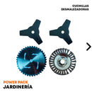 Pack Orilladora Desbrozadora semi-profesional van Beek vB330A + Discos de cortes, Aceite, Gorro y Guantes