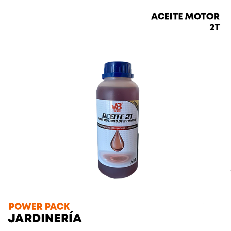 POWER PACK Orilladora Desbrozadora Profesional van Beek 3vB520 + Discos de cortes, Aceite, Gorro y Guantes