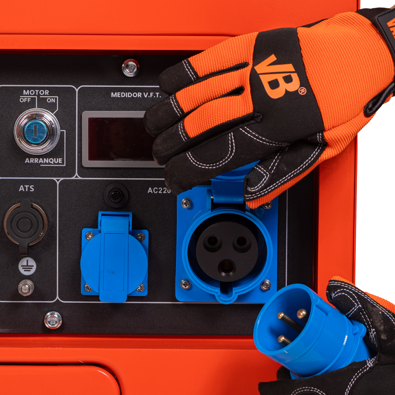 Pack Generador 9.0 Kva a diesel insonorizado monofasico con ATS Modelo vB9000DG-ATS van Beek