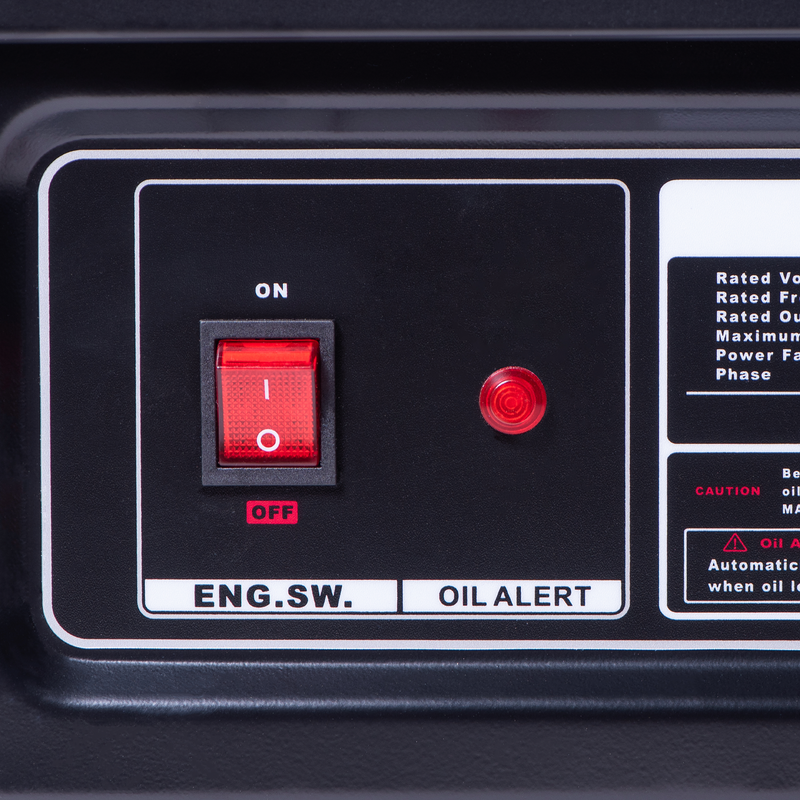 Generador 3.5Kva 16 Amperes de estructura militar y partida manual con AVR Modelo TG3500 Tomahawk Power