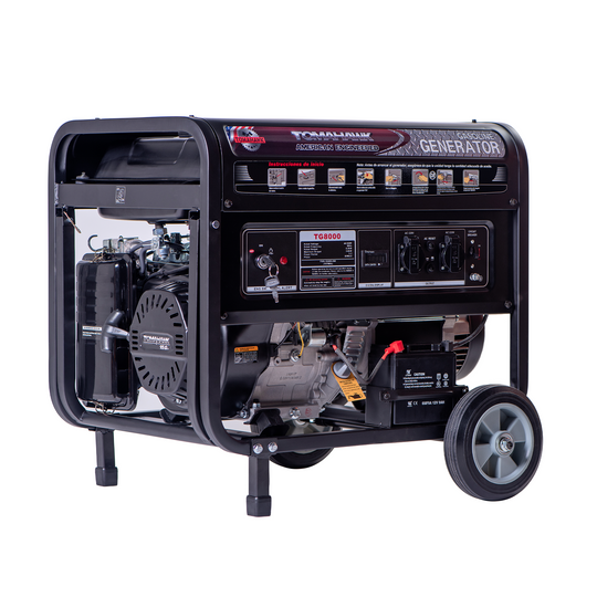 Generador Eléctrico a Nafta TOMAHAWK 8000W - Arranque Eléctrico