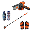 POWER PACK PODA 4 Podadora de Altura de 4.3 metros de largo y ancho de corte de 25cm Modelo vB270 + Minisierra eléctrica de 252W y Largo de la espada 10.1cm Modelo vBSE4 van Beek