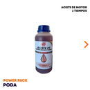 POWER PACK PODA 2 - Minisierra eléctrica de 252W y Largo de la espada 10.1cm + Motosierra 2 Tiempos de 20" de largo con sistema anti vibración Modelo vB50 van Beek