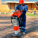 Foto de la Compactador/apisonadora van Beek HvB70A de placas robusta y eficiente para una compactación precisa del suelo en proyectos de construcción y pavimentación chilenos.