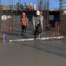 Regla alisadora de aluminio para Concreto de 1.8 metros de largo + Motor de 4 tiempos 1.8HP Modelo TvB6-T van Beek